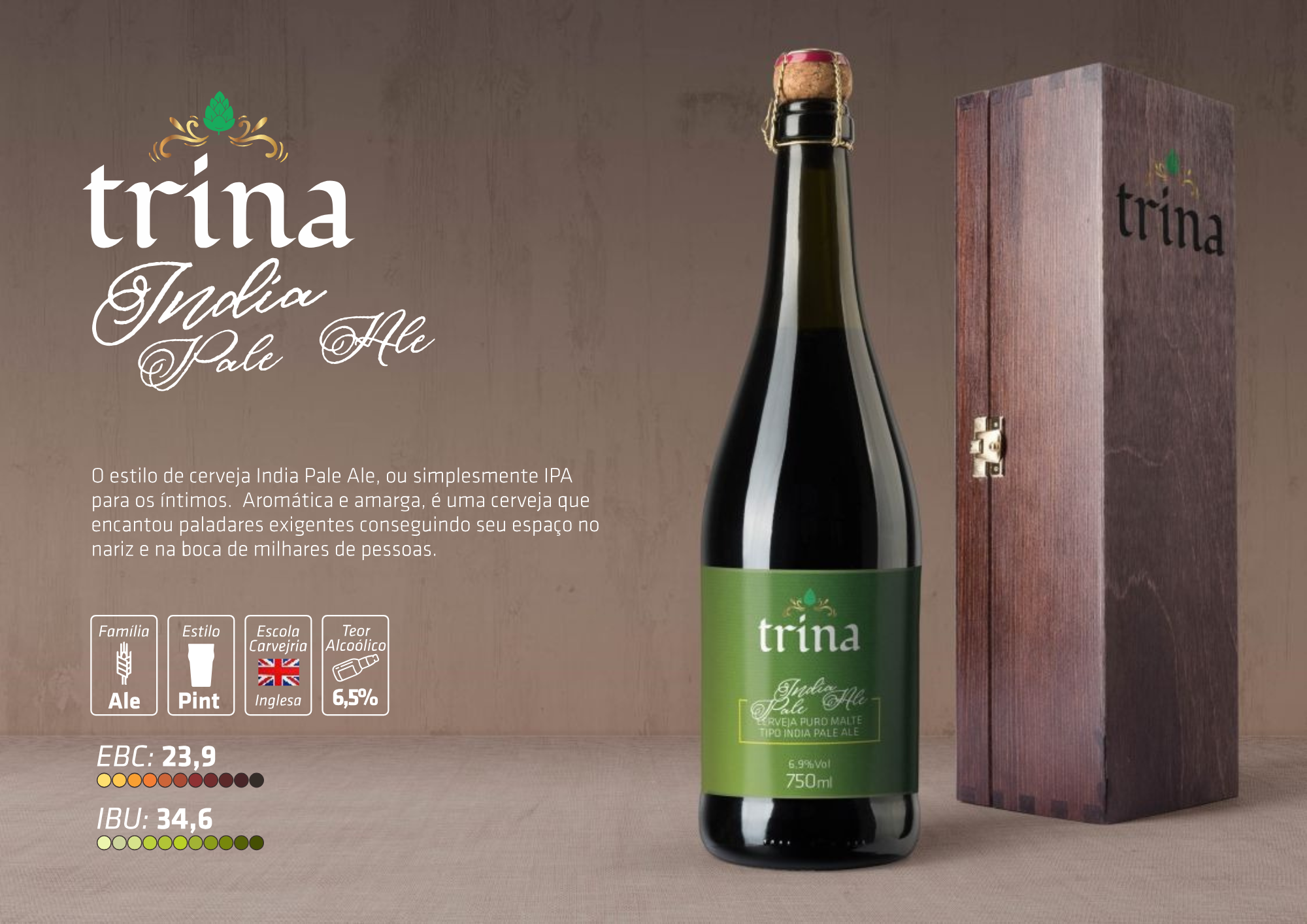 Cerveja IPA na Tulipa da Trina